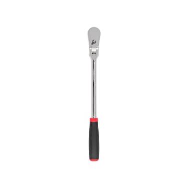 Imagem de TEKTON Chave de 13 mm (1/2") x catraca de aderência confortável com cabeça flexível de 35 cm (14") | SRH22214