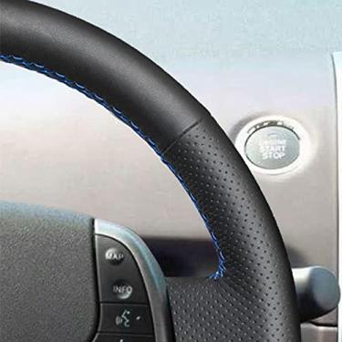 Imagem de JEZOE Cobertura de volante em couro preto costurado à mão, adequado para Toyota Prius 20 (XW20) 2004 2005 2006 2007 2008 2009