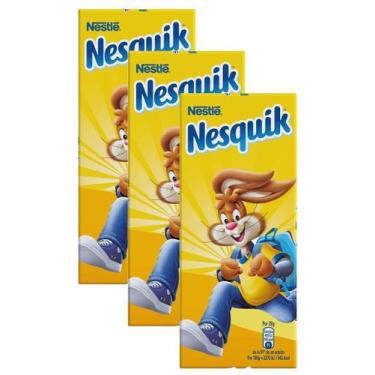 Imagem de Kit 3 Chocolate Ao Leite Nestlé Nesquik 100G - Espanha - Nestle