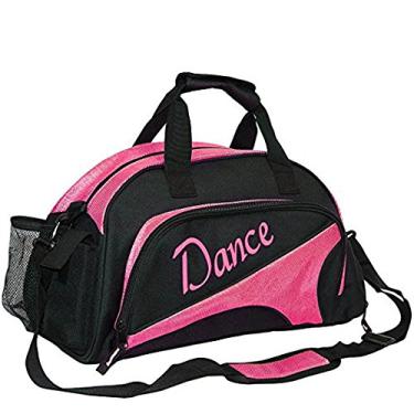 Imagem de Bolsa esportiva feminina de nylon para academia, rosa, Medium, Bagagem de mão