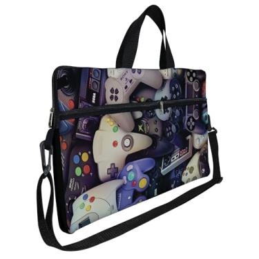 Imagem de Case Capa Maleta Premium Para Notebook Laptop de 17 e 17,3 com Alça de Mão Alça de Ombro e Zíper Lateral - Controles