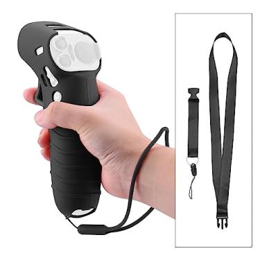 Imagem de XINANEE Capa protetora para DJI RC Motion 2, DJI Avata/DJI FPV capa de silicone para controle remoto com cordões de pulso e alça de pescoço (preto)