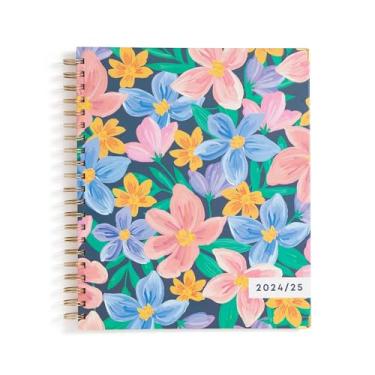 Imagem de Blue Sky Agenda semanal e mensal do ano acadêmico 2024-2025, 21,6 cm x 28 cm, capa dura, encadernada, Nerina Matte (150654)