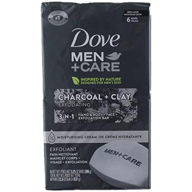 Imagem de Dove Men+Care Elements Body and Face Bar Charcoal + Clay 4 oz 6 Bars