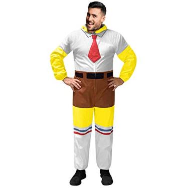 Imagem de Rubies Macacão unissex adulto clássico Bob Esponja confortável, Conforme mostrado., G-GG