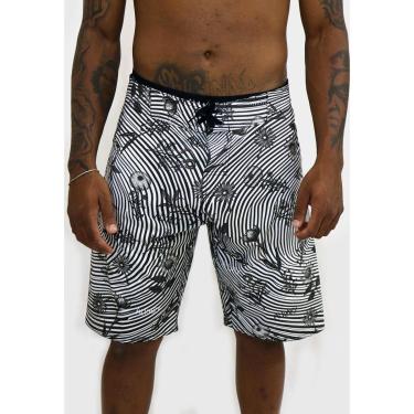 Imagem de Bermuda Surf Alkary Margarida Preta-Masculino