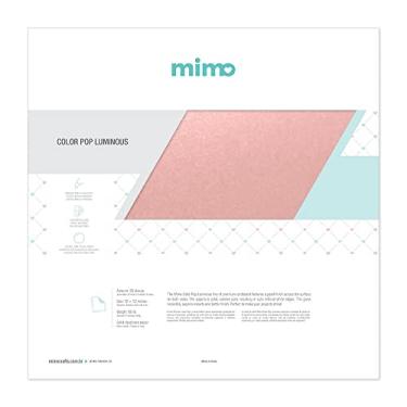 Imagem de Mimo Papel Color Pop Luminous Rosa Blush - 30,5 x 30,5 cm - 250 g - 20 Fls - Efeito Perolizado - Fibras Mais Firmes e Curtas para Cortes precisos - Ideal para Receber Diversos Tipos de Impressões