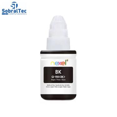 Imagem de Refil De Tinta Compativel Canon Nexel Preto GL-190 135ML- Para 1100-2100-3100-3102-4100-4102