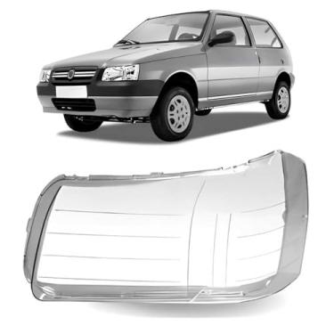 Imagem de Lente Farol Fiat Uno 2004/2012 Lado Esquerdo Policarbonato
