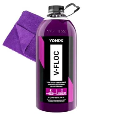 Imagem de Shampoo Automotivo Lava Auto Concentrado V-floc 3l Vonixx + Pano Microfibra