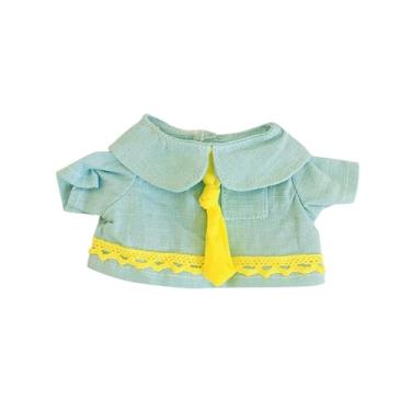 Imagem de EHJRE Roupas de boneca de 20 cm, roupas de boneca faça você mesmo, fantasias, brinquedos infantis, roupas de boneca fofas para crianças de 5 a 7 anos e 8 a, Sem Chapéu