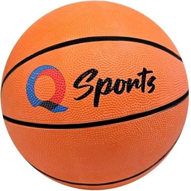 Imagem de Bola de Basquete Tamanho Padrão, Borracha Reforçada, Ótima Aderência
