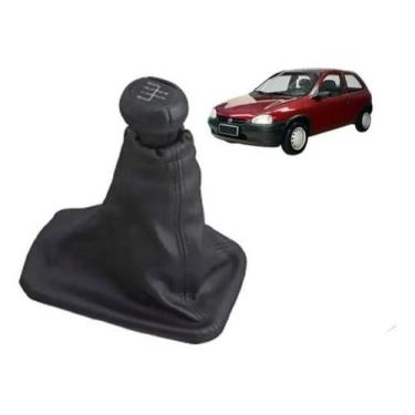 Imagem de Bola Manopla Coifa Câmbio Preta Corsa 1994 95 96 97 98 1999 - 5259374