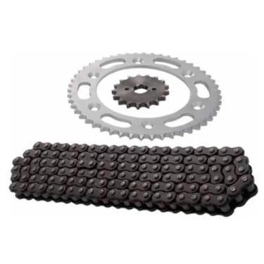 Imagem de Kit Relação Titan 160 Fan 160 Aço 1045 S/ Retentor Duraby - Brandy, Un