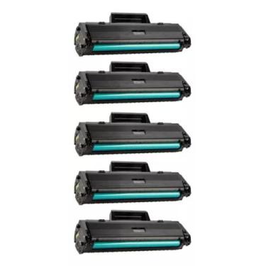 Imagem de Kit 5 toner 105A 107a 107w Com Chip - Fusão Color/Premium/Evolut