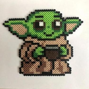 Imagem de Baby Yoda - Star Wars - Figura Pixel Art - Bitxelados