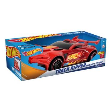 Imagem de Hot Wheels Carros Track Ripper Vermelho com Luz e Som 42CM Tamanho Multikids - BR2263OUT [Reembalado] BR2263OUT