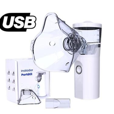 Imagem de Inalador Nebulizador Ultrassônico Silencioso Usb Compressor Infantil E