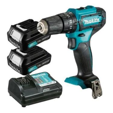 Imagem de Furadeira Parafusadeira 2 Baterias 12v Makita Hp333 Bivolt, Bivolt