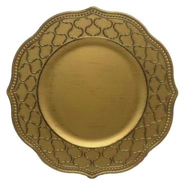 Imagem de Sousplat Dourado 33Cm Diametro Rafimex