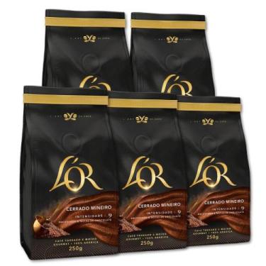 Imagem de Café Gourmet Lor Cerrado Mineiro Moído Kit 5 Pacotes 250G - L'Or