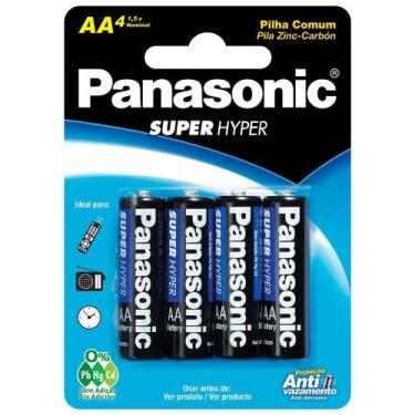 Imagem de Pilha comum aa blister com 4 um-3shs - PANASONIC