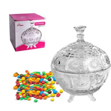 Imagem de Bomboniere Grande Bombom Doce Vidro Presente Mesa Escritório - Bombons