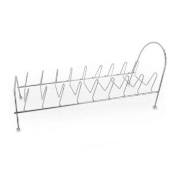 Imagem de Escorredor De Pratos Organizador Louça Suporte Inox Cromado - Clink