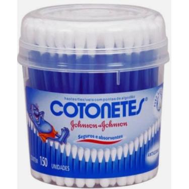 Imagem de Contonete Johnson - pote 150 unidades - Cotonetes Johnson - 150 unid.
