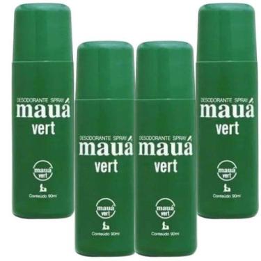 Imagem de 4 Desodorante Spray Mauá Vert 90ml