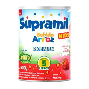 Imagem de Supramil Bebida de Arroz Kids Morango Unilife 500g