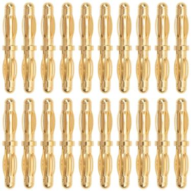 Imagem de Vgoohobby 20Pcs 4.0mm Banana Bullet Plug Male to Male Adapter for RC Car Boat FPV ESC Motor Lipo Battery