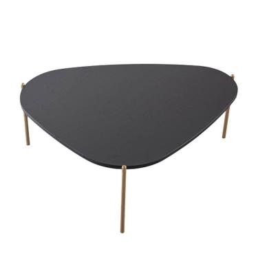 Imagem de Mesa De Centro Organica Pe Metal Dourado Nero 28015 Artesano Nero Dourado