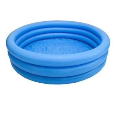 Imagem de Piscina Inflável Redonda - 581 Litros - 5 Pessoas - Intex, Azul