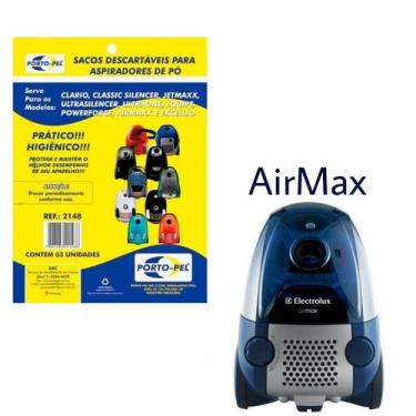 Imagem de Kit 3 Sacos Aspirador de Pó Electrolux - Airmax (2148) - Porto-Pel