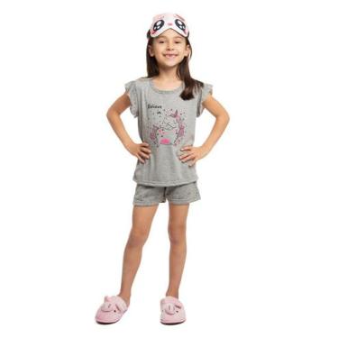 Imagem de Pijama de Unicórnio - VD Kids, Cinza, 06