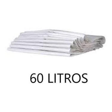 Imagem de Saco De Lixo Branco 60 Litros Pacote Com 100Un - HIGIPACK