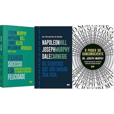 Imagem de Kit 3 Livros Joseph Murphy Poder Do Seu Subconsciente + Os segredos qu