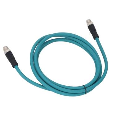 Imagem de Cabo Ethernet M12 Cabo Ethernet CAT6A 8 Pinos X Codificado RJ45 Cabo Ethernet Industrial 10GBPS Transmissão de Dados para Roteadores Computadores Switches Câmeras Industriais