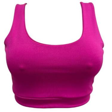 Imagem de Top Pink Flamingo Feminino Academia Fitness - FORÇA DO SOL, GG, Pink