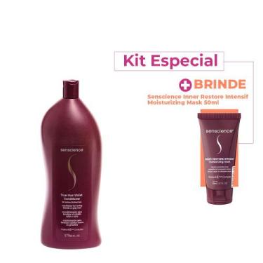 Imagem de Kit Senscience True Hue Violet  Condicionador Litro e Inner Restore In
