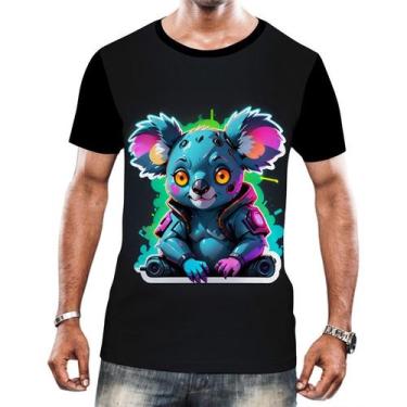 Imagem de Camiseta Camisa Tshirt Animais Cyberpunk Coalas Fofos HD  - Enjoy Shop