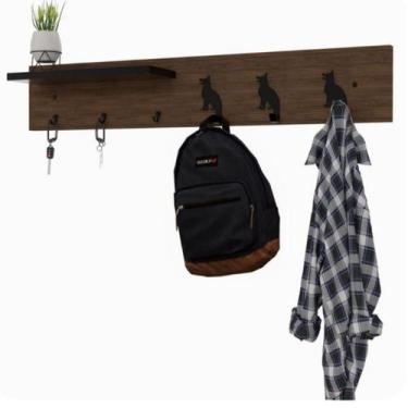 Imagem de Porta Chaves Organizador De Bolsas Com Prateleira M.P.C.P SF - ShopFor