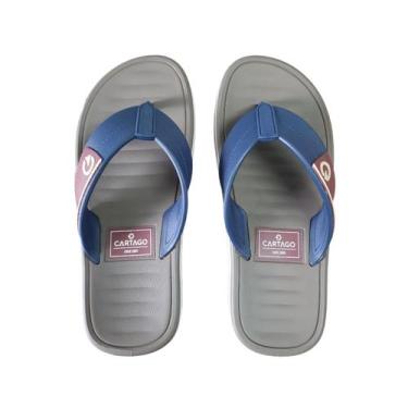 Imagem de Chinelo Masculino Cartago Paris Grendene Varias Cores, 43/44, Marrom, 