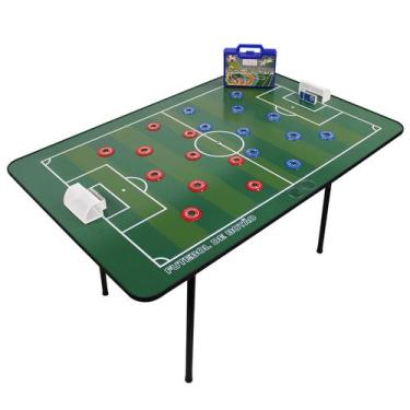 Imagem de Mesa Média Futebol de Botão e Maleta com 2 Times - 10274132 - KLOPF