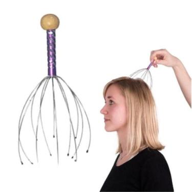 Imagem de Massageador Capilar Coçador Cabeça Cafune Couro Cabeludo - Loja Coisar