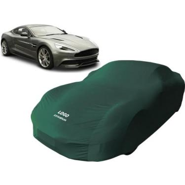 Imagem de Capa Para Cobrir Carro Aston Martin Dbs Tecido Helanca - Mz, Verde
