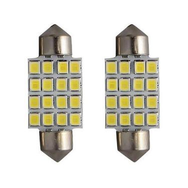 Imagem de Par Lâmpada Led Torpedo 36mm 16smd 12v - TIGER AUTO