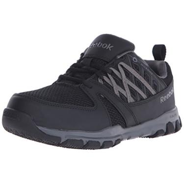 Imagem de Reebok Tênis esportivo masculino Work RB416 Sublite Cushion Work Safety Toe preto, Preto, 8.5 Wide