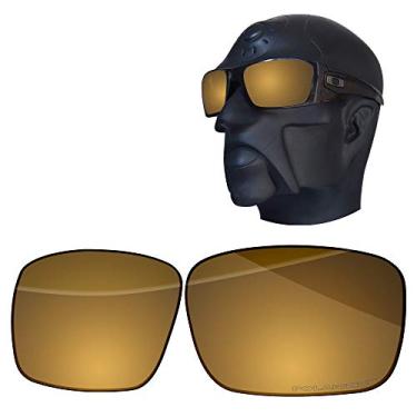 Imagem de Ensky Lentes de reposição HardyShield para óculos de sol Oakley Fuel Cell OO9096, Auburn Gold - Estampa polarizada, 0